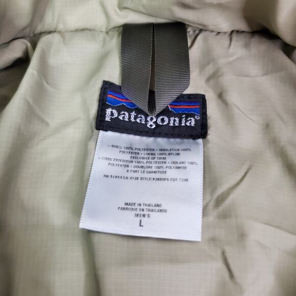 Vintage Patagonia Jacket Men’s L Green Das Parka Puffer Coat 8339ofa - Picture 8 of 15
